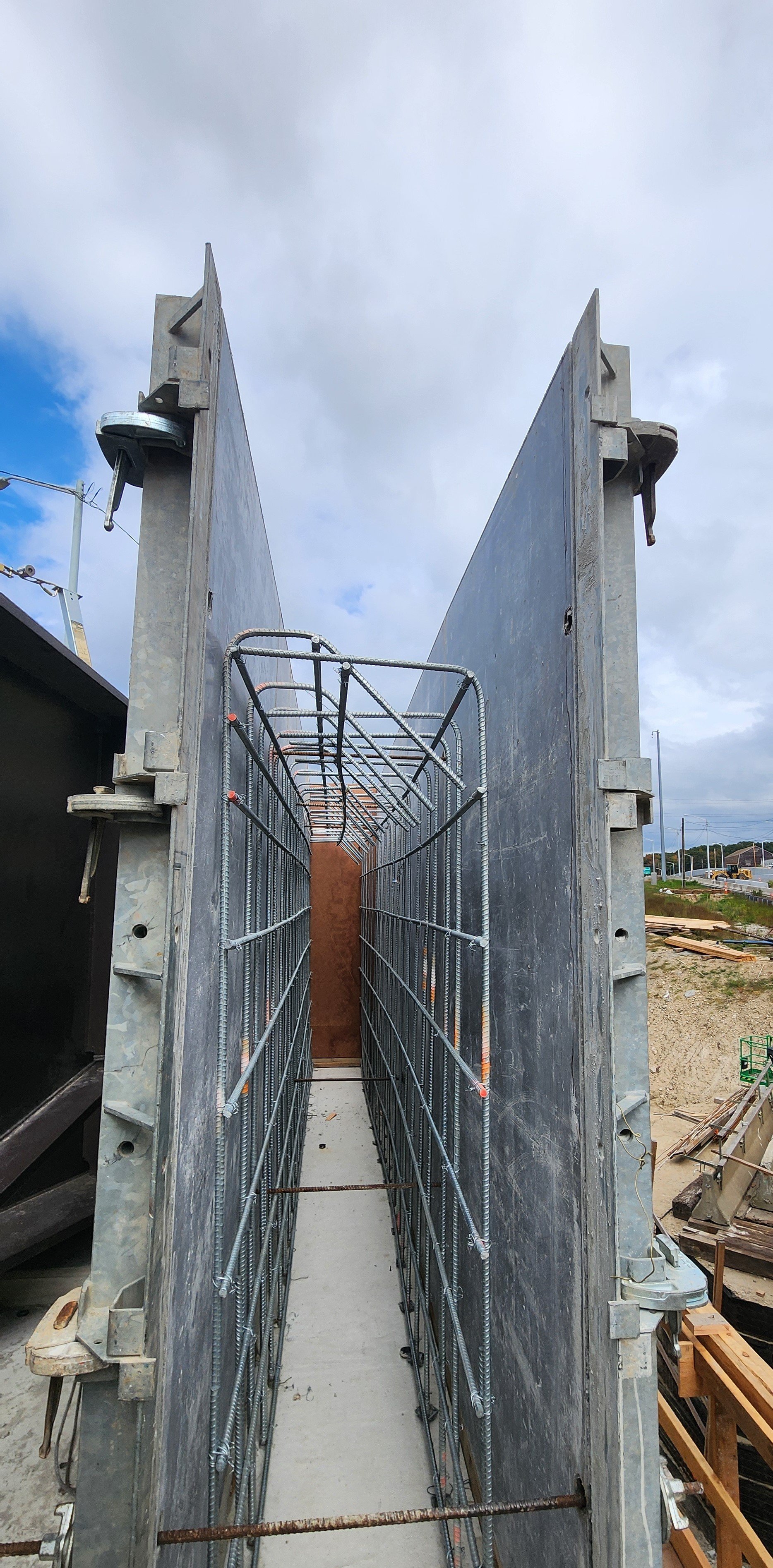 Formwork And Rebar Cage Backwall Abutment 2 2